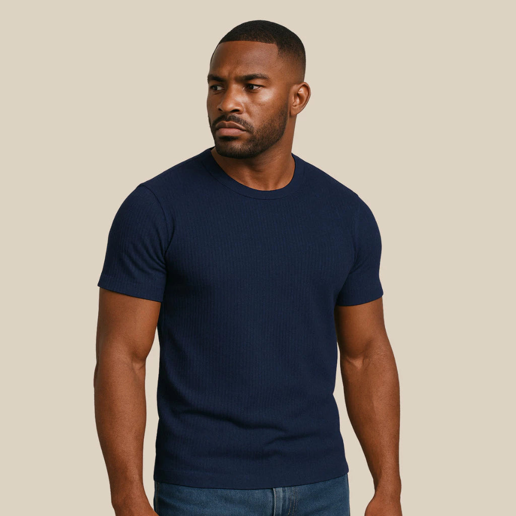 Camisa Canelada Estilo Americana Premium