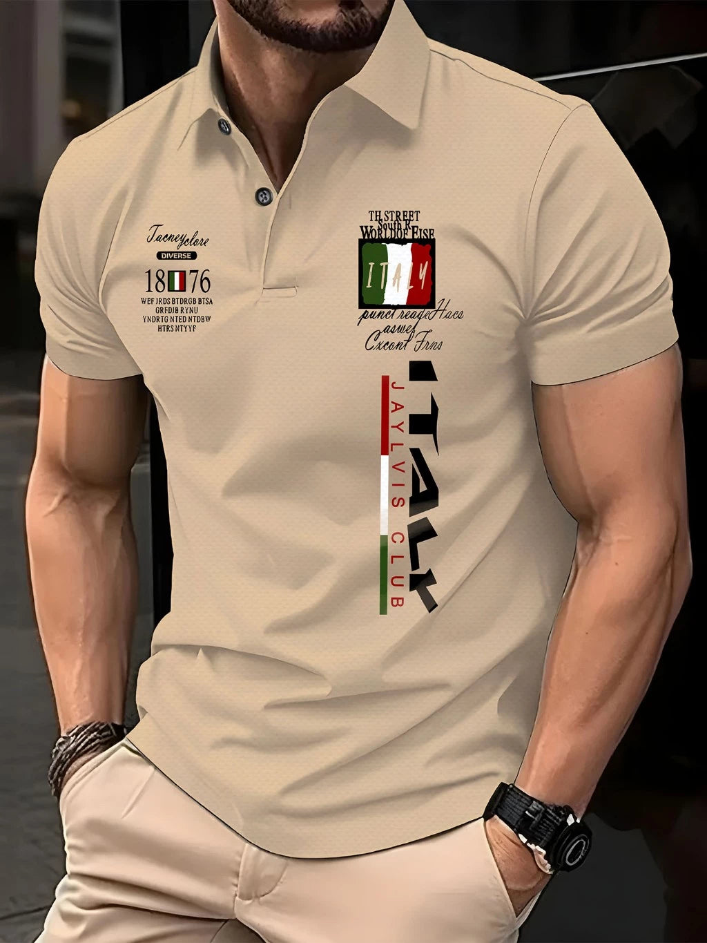 Camisa Polo Oslo Italy 1876 Manfinity Piquet